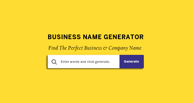 Business Name Generator 