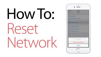RESET NETWORK SETTINGS ON IPHONE